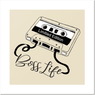 Boss Life  - Limitied Cassette Posters and Art